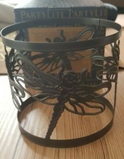 PartyLite Duftwachsglas-Mantel "LIBELLE" NEU & OVP /Ganzjährig nutzbar TOP RAR *