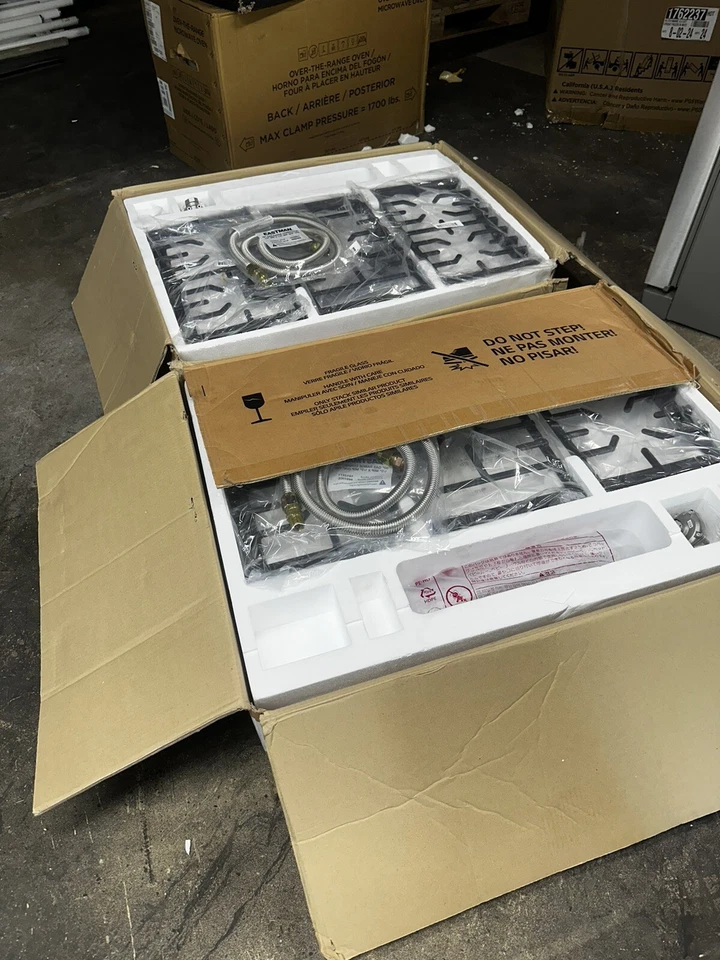 LG CBGJ3023D 30" Estufa de Gas Incorporada con 5 Quemadores Fácil Limpieza Negra Inoxidable Foto 4 de 4