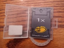 Mad Catz Nintendo GameCube Clear White 1X Memory Cube Memory Card