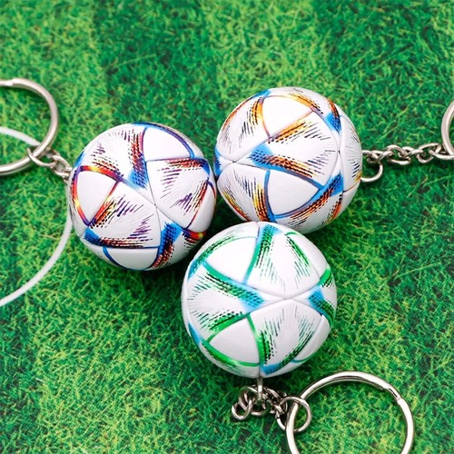 Soccer and Football Keychain Set - Men Soccer Fans Keychain Pendant Perfect Souv