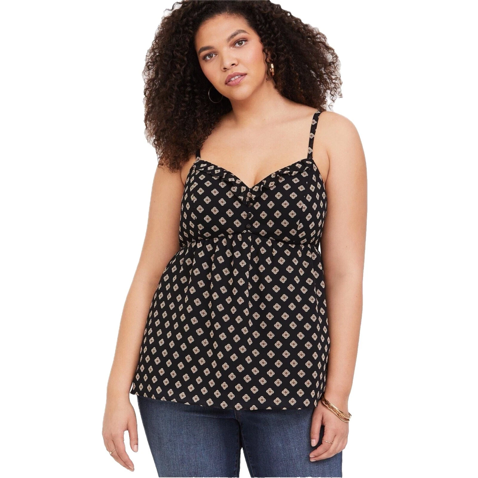 Casual geométrica de Poliéster para Mujer Tops Torrid