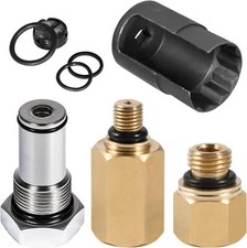 6.0 IPR Valve Socket & Air Test Fitting Tool & Fuel Rail Adapters for Ford 6.0L