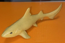Vintage Soft Rubber 6” Lemon Shark Toy Rare Original Old Shark Free Shipping +++