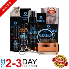 Ultimate Beard Growth Kit: Oil, Serum, Wash & Care Tools for Fabulous Beards