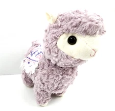 Kellytoy  Llama Alpaca Plush Purple Blanket Saddle 10"