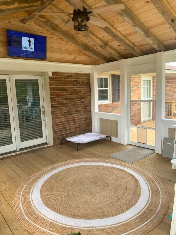 Rug Round Natural Jute Braided Handmade Circle Rug Farmhouse Jute Rug Boho Rug - Image 3 of 4