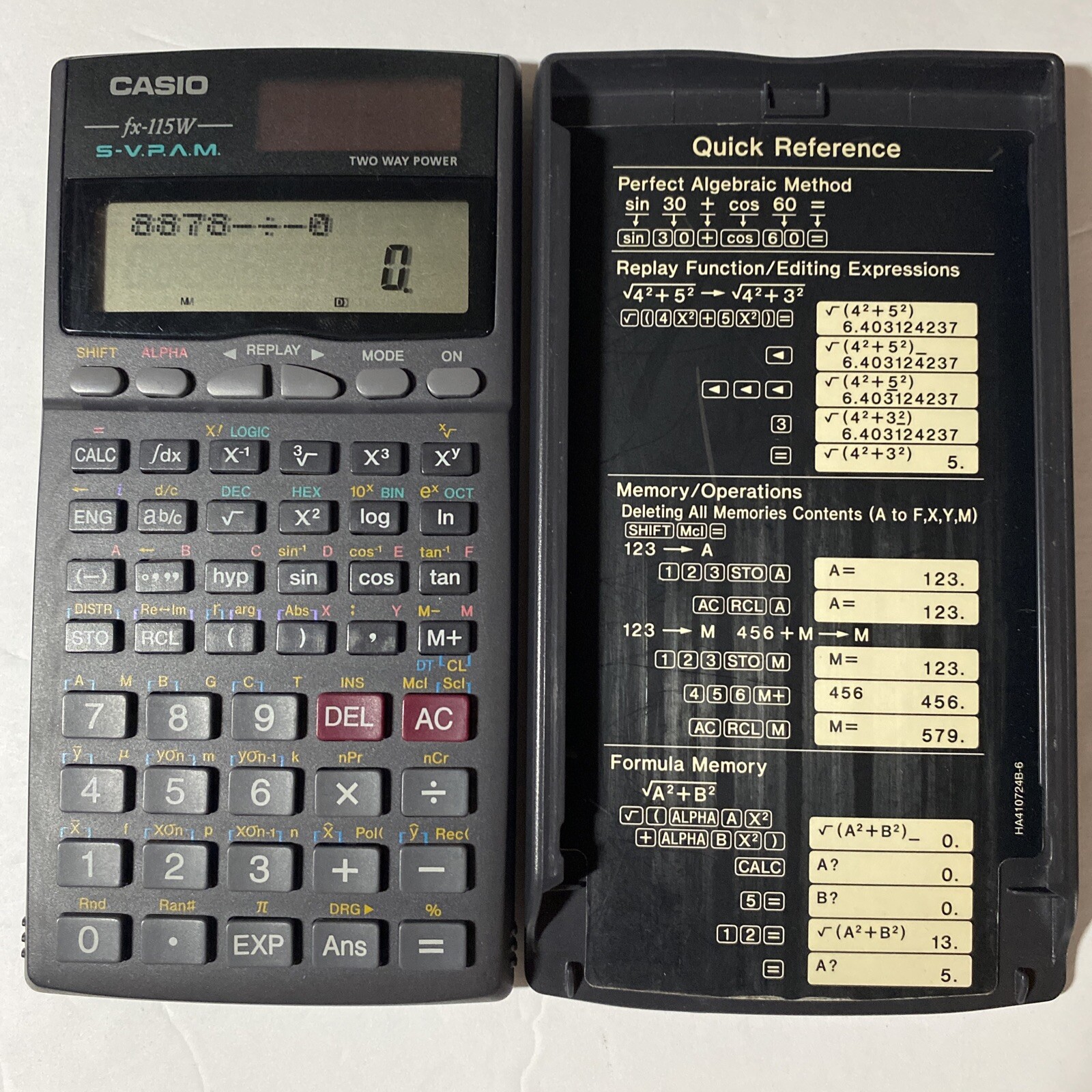 casio fx 991w calculator