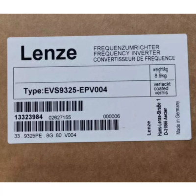 EVS9325-EPV004 NEU LENZE EVS9325EPV004 SERVO Inverter With Safety Relay Terminal