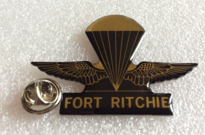 SELTENE Vintage Anstecknadeln Fort Ritchie Camp USA