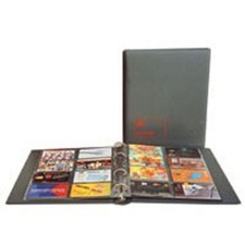 Raccoglitore Album per schede telefoniche telecard con 5 fogli