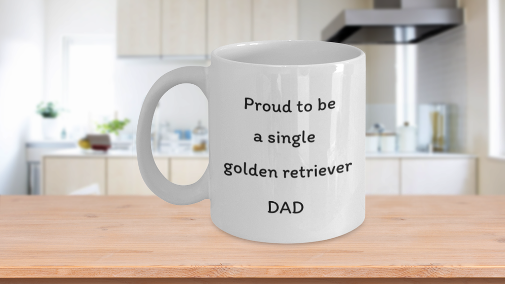 Golden Retriever Coffee Mug, Gift Ideas for Golden Retriever, Golden Retriever C