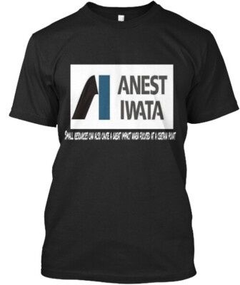 Anest Iwata T-Shirt Made in the USA Size S to 5XL