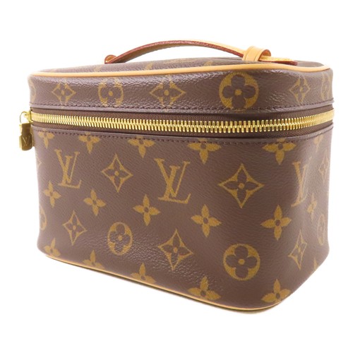 LOUIS VUITTON LV GHW bella mini borsa da vanità borsa a mano M44495 monogramma marrone - Foto 3 di 15