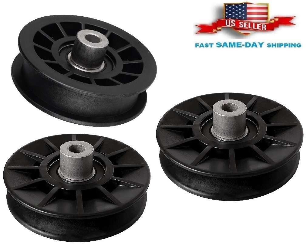 3 Drive Transmission Idler Pulley Kit For Husqvarna YTH24K48 GTH2448T