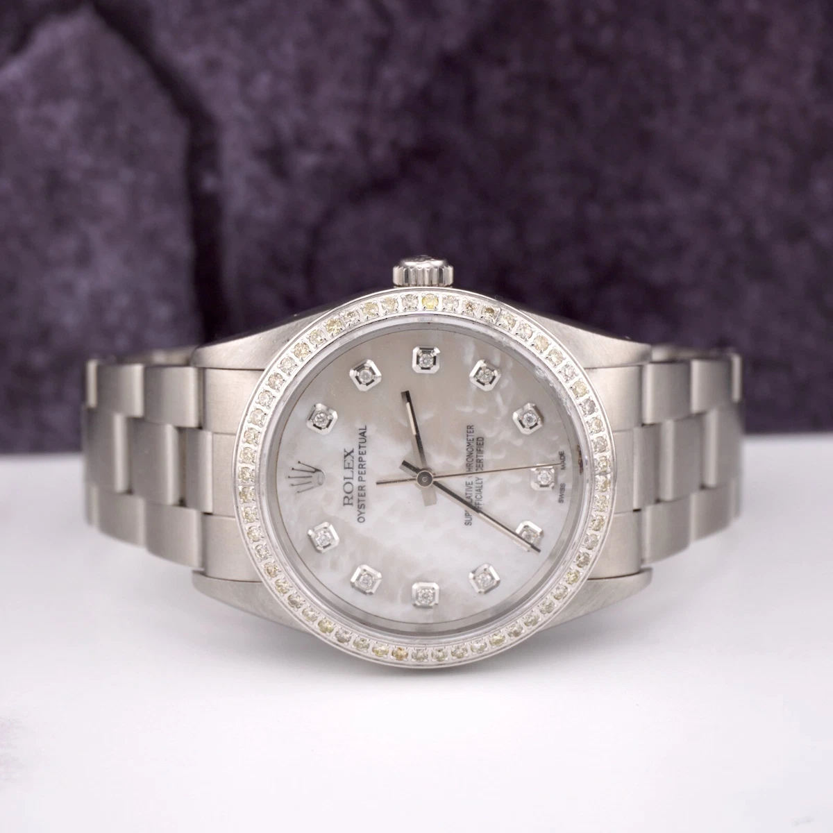 Rolex oyster perpetual 34mm cheap white