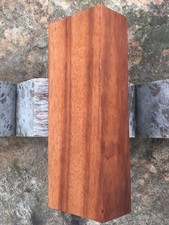 Goncalo alves Striped Knife Block; 5.240 x 1.935 x 1.185 in.