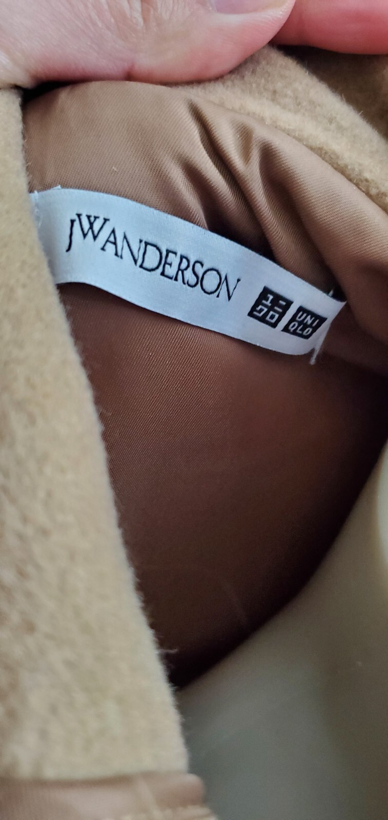 JW Anderson Jacket S 35% Wool Designer Authentic Uniqlo Beige Toggle Jacket thumbnail 5