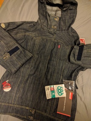 denim snowboard jacket