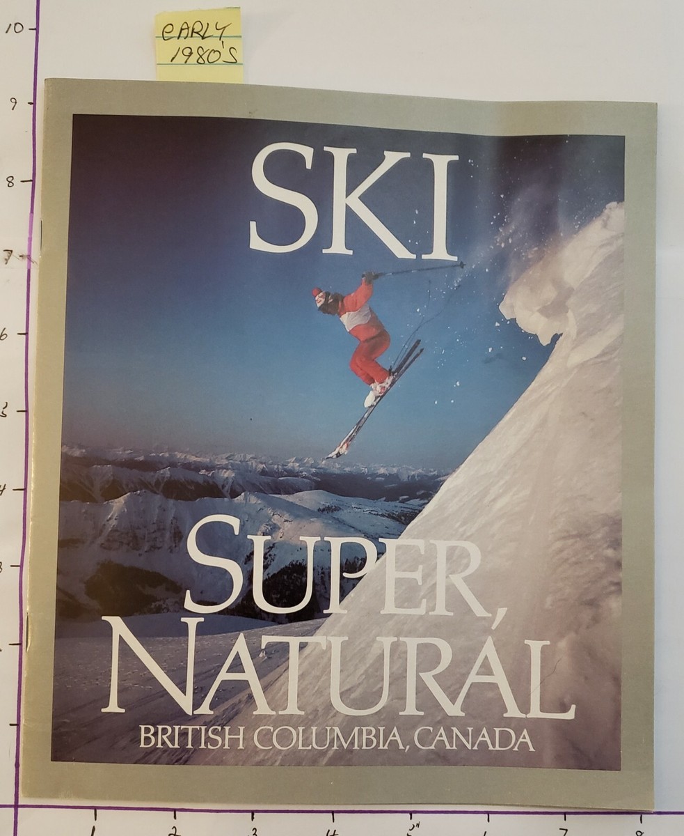 EARLY 1980'S SKI BRITISH COLUMBIA, CANADA 30P MINT SEE
