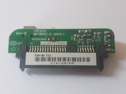 Topseed M671W002-C / 080610-E 2.5" SATA to USB Mini Dongle Board/ Interposer