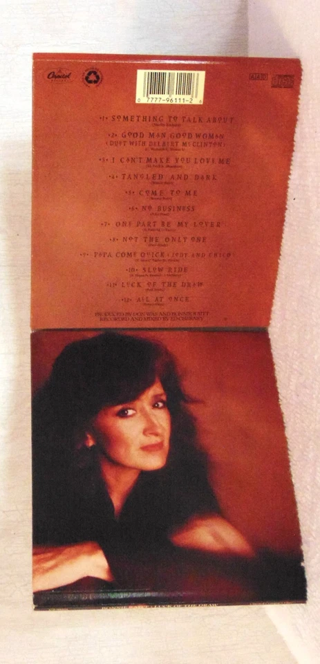 Bonnie Raitt – Luck Of The Draw - 1991 Capitol Records – C2-96111 CD, Album - Image 4 of 4