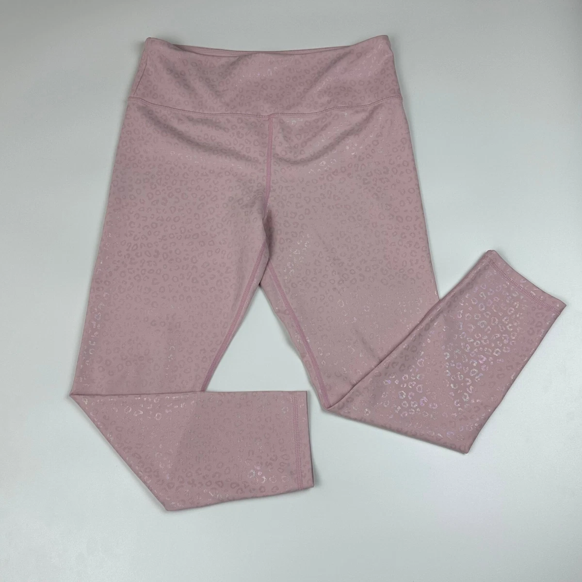 Zyia Active Sz 12 Pink Iridescent Leopard Unicorn LightNTight Hi-Rise 7/8  Tights | eBay