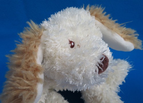 PICCOLO CANE CUCCIOLO FLOPPY lungo 6" crema e beige peluche peluche giocattolo morbido M&S MARKS & SPENCER - Foto 3 di 5