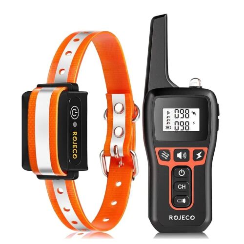 Electric Dog Training Collar Rechargeable Remote Control Bark & Shock Control - Picture 7 of 9
