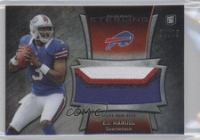 2013 Bowman Sterling Black Refractor 36/75 EJ Manuel #BSJRR-EJM Jumbo Patch 6z4