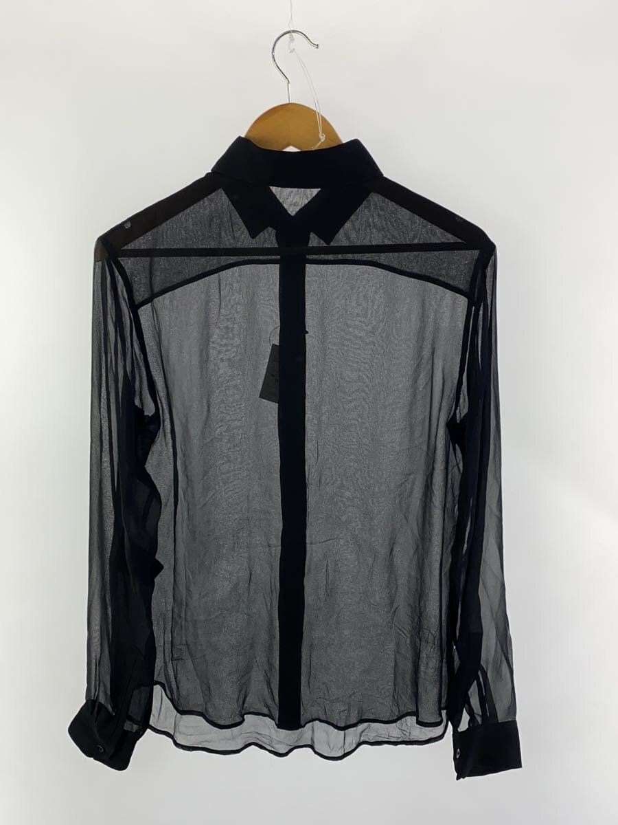 SAINT LAURENT altra camicia OMAGGIO seta nera BLK 465896 usata