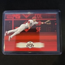 🔥Chase Utley 2025 Topps Stadium Club Red Hobby Exclusive Parallel #173 Phillies