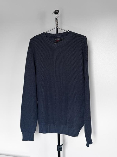 Men Paul & Shark Sweater Navy L #C358