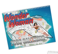 Wonder Woman Calendar (2026) - Bronze Age Art - Pre-Crisis DC Comics - Diana