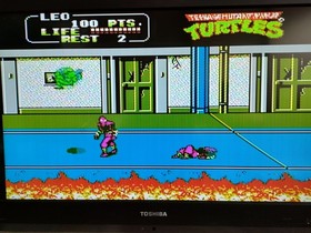 Teenage Mutant Ninja Turtles Famicom CLEANED & TESTED Works konami