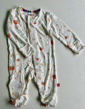 MAGNETIC ME Bootiful Halloween Baby Footie Mitten Cuffs Newborn 0-3 Months Modal