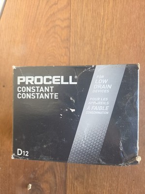 (12) NEW DURACELL PROCELL CONSTANT SIZE D Professional Batteries Exp Mar 2035