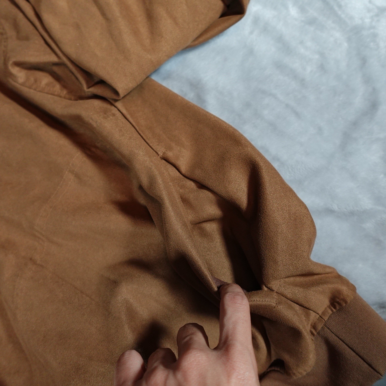 Zero Restriction Microsuede Pullover Jacket Mens … - image 5