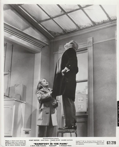 Original Photo 1967 Barefoot in the Park Jane Fonda Robert Redford # 45