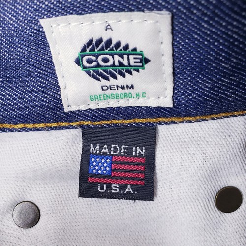 NEW BRAVE STAR Selvage THE SLIM TAPER Button Fly JEANS 14 oz. Men's 28 *Flaw* - Picture 7 of 16