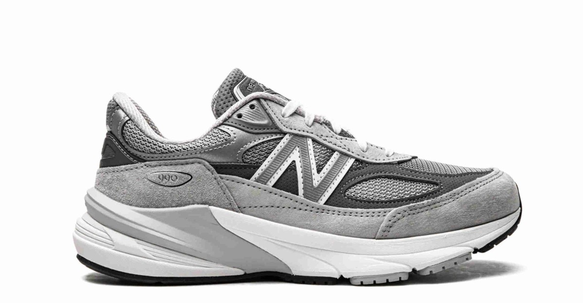 New Balance 990 v6 Sneakers Mens 11.5 2A Made in USA Gray Suede Casual M990GL6 New Balance M990GL6 - Made in USA Men main image 2