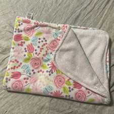 Parent's Choice Baby Blanket Flower  Butterfly Walmart Pink Green Blue White