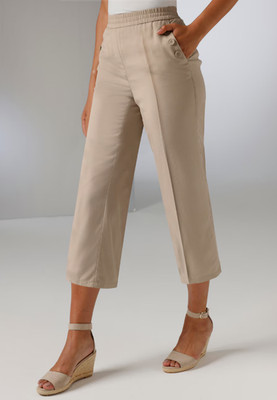 136537^ Creation L by Witt Weiden Damen Hose 7/8 Hose Culotte beige NEU Größe 44