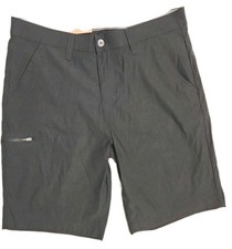 34W x 10.5" Inseam - BLACK - Weatherproof Vintage Lightweight Cargo Shorts NWT's