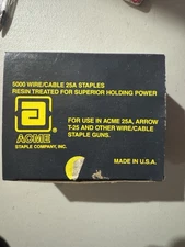 ACME 652114 Wire/Cable 9/16"  staples. +++comes with bonus open box  2000 more++