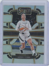 2024 Panini WNBA Select Basketball Alysha Clark #43 Concourse Silver Prizm