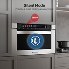 24" Built In Microwave Drawer Oven 1.2 Cu.Ft. ThermoMate Stainless Steel 1000W — photo 4