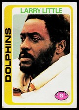 Larry Little, 1978 Topps, #322, Miami Dolphins,