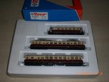 ROCO 43007 Automotrice elettrica elt 1105-1136 della DRG Rosso-Beige 3 pezzi confezione originale