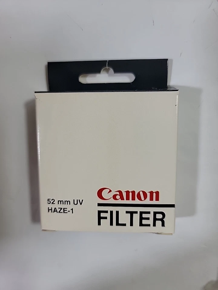 Canon 52mm  UV Haze  Filter genuine OEM Open Box #012 Blower Brush Cleaning Fl - Image 4 of 4