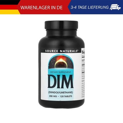 Source Naturals, DIM, 200 mg, 120 Tabletten